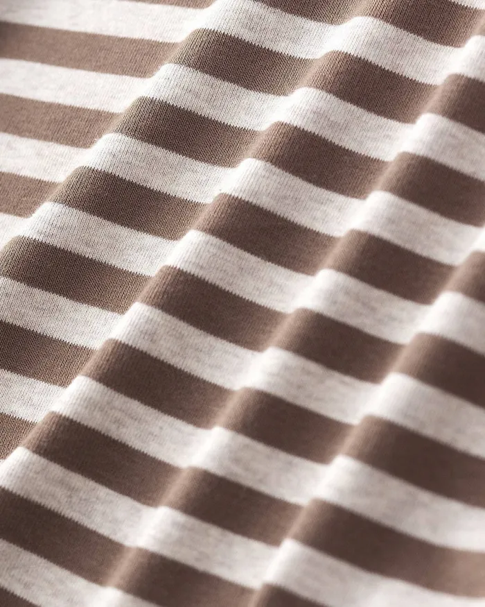 The Padded Shoulder Striped Tee