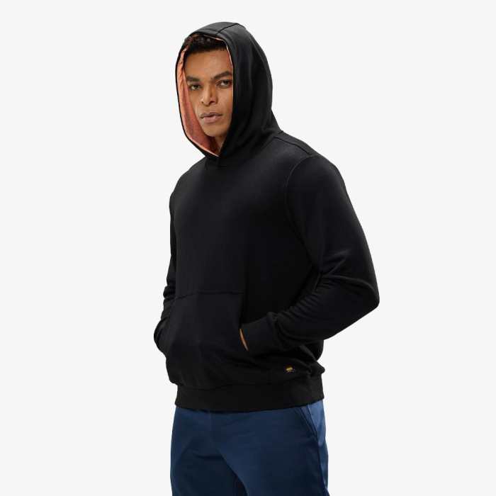 Men Hooded Sweatshirt Terry Fleece Hoodie Pullover