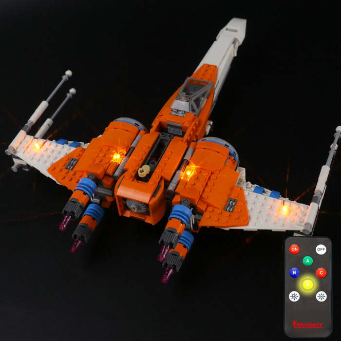 Light Kit For Poe Dameron'S X-Wing Fighter 3 (With Remote)
