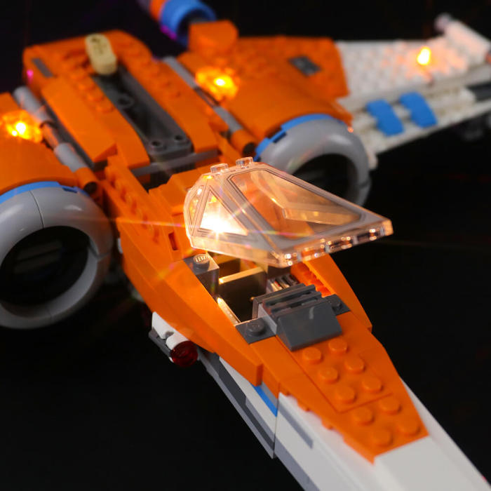 Light Kit For Poe Dameron'S X-Wing Fighter 3 (With Remote)