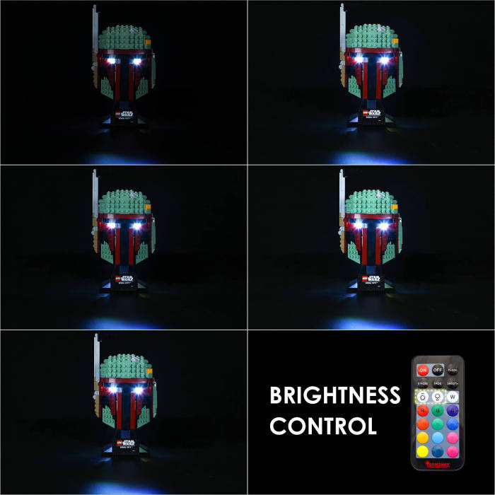 Light Kit For Boba Fett™ Helmet 7 (With Remote)