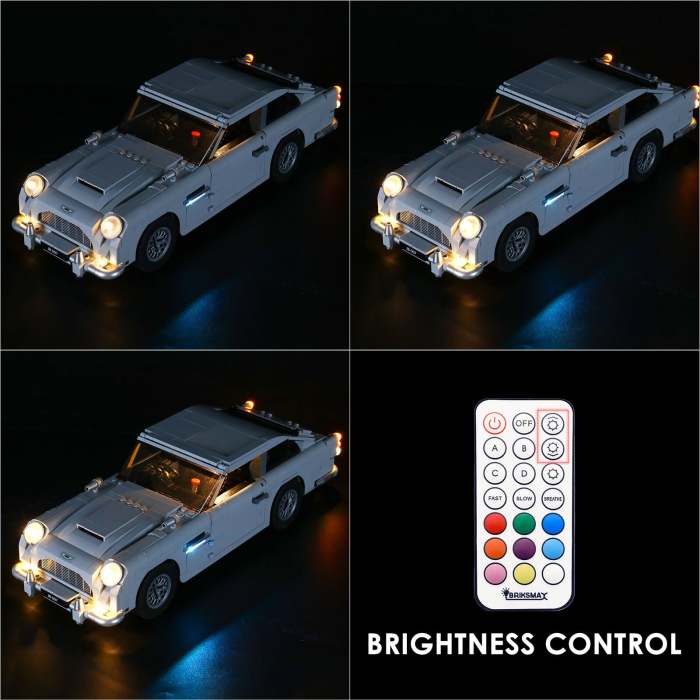 Briksmax Light Kit For James Bond™ Aston Martin Db5 2 (With Remote)