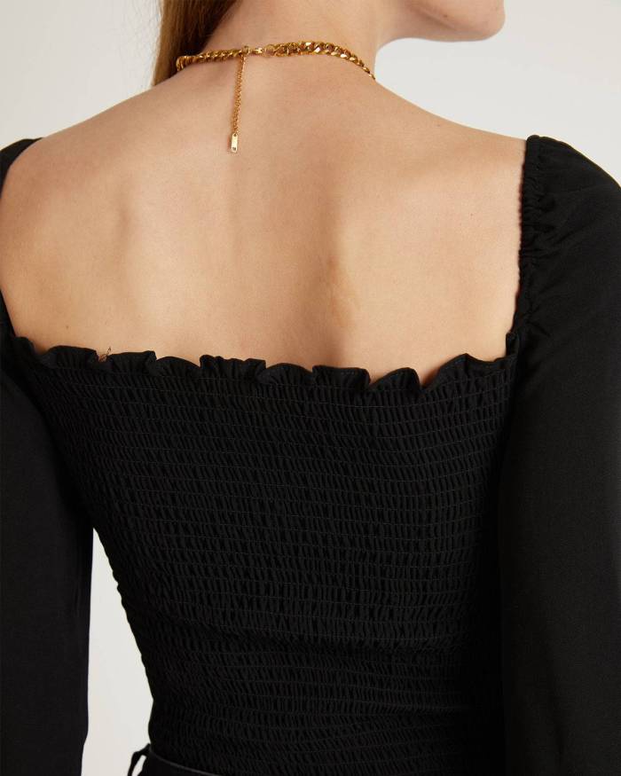 The Basic Square Neck Crop Top
