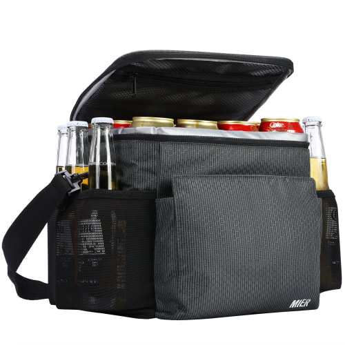 Large Soft Cooler Lunch Picnic Bag With Shoulder Strap