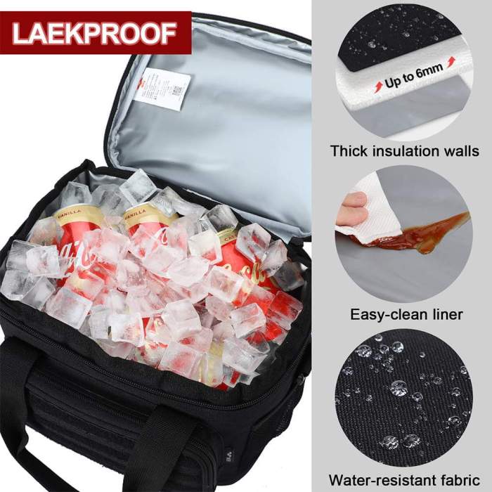 Insulated Lunch Bag Leakproof Meal Prep Cooler Tote