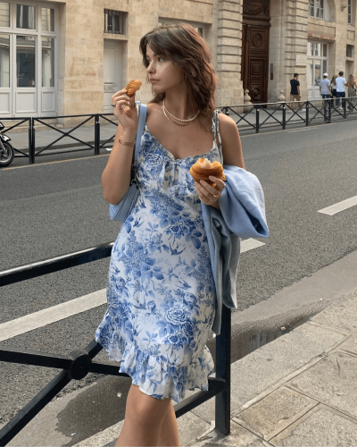 The Vintage Floral Mini Dress