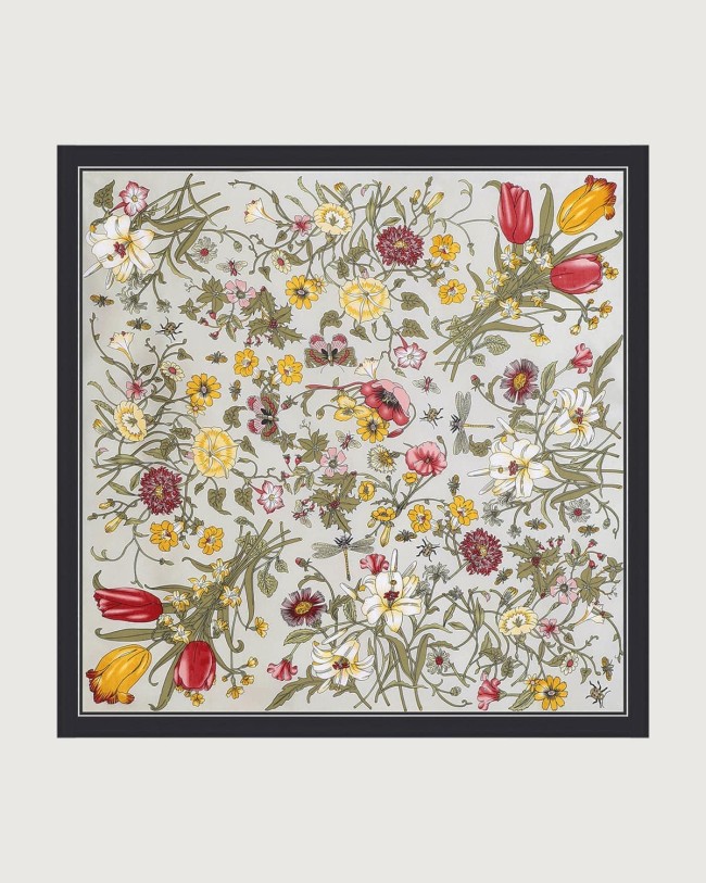 The Floral Pattern Vintage Kerchief