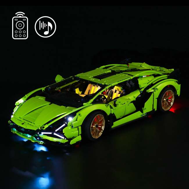 Light Kit For Lamborghini Sián Fkp 37 5(With Remote)
