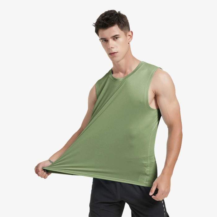 Men Lightweight Upf 50+ Sun Shirts Quick Dry Tank Tops
