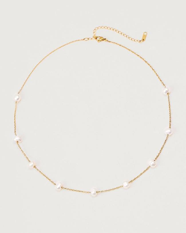 The Pearl Cable Chain Necklace