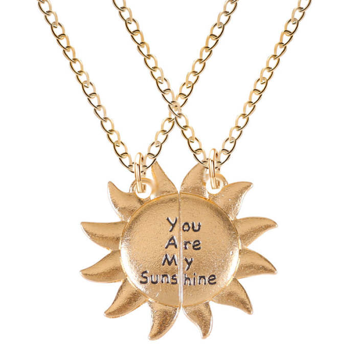 You Are My Sunshine Necklaces For Bff Family