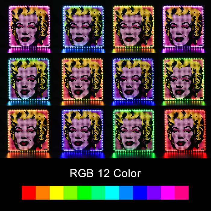 Light Kit For Andy Warhol'S Marilyn Monroe 7(With Remote)