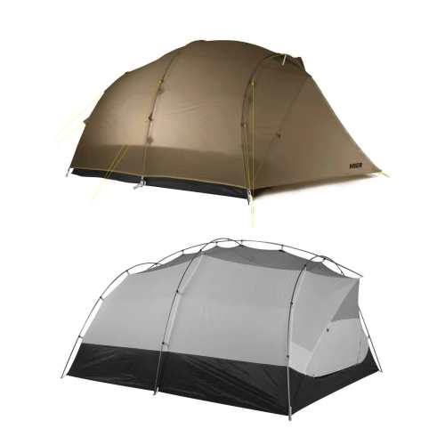 Ultralight 4 Person Backpacking Tent 4 Season Camping Tents