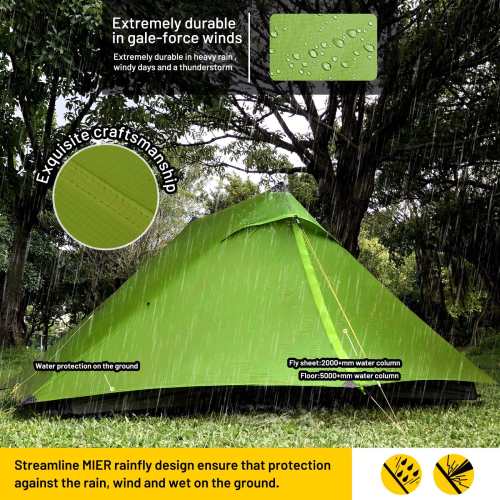 Lanshan 2 Pro Ultralight Backpacking Tent 3-Season Camping Tent
