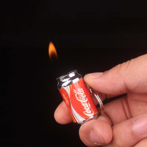 Creative Keychain Cola Lighter Heineken Lighter