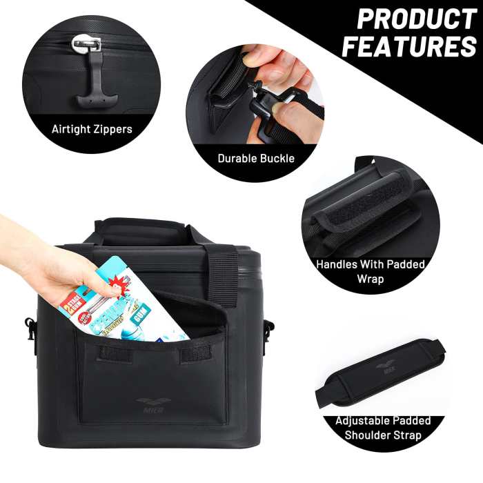 Waterproof Insulated Soft Cooler Leakproof Ice Chest Coolers