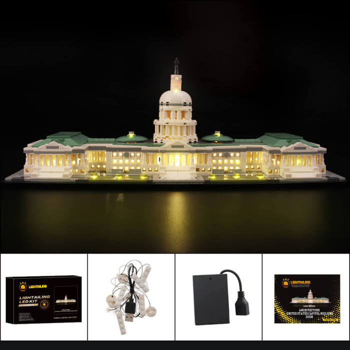 Light Kit For United States Capitol 0
