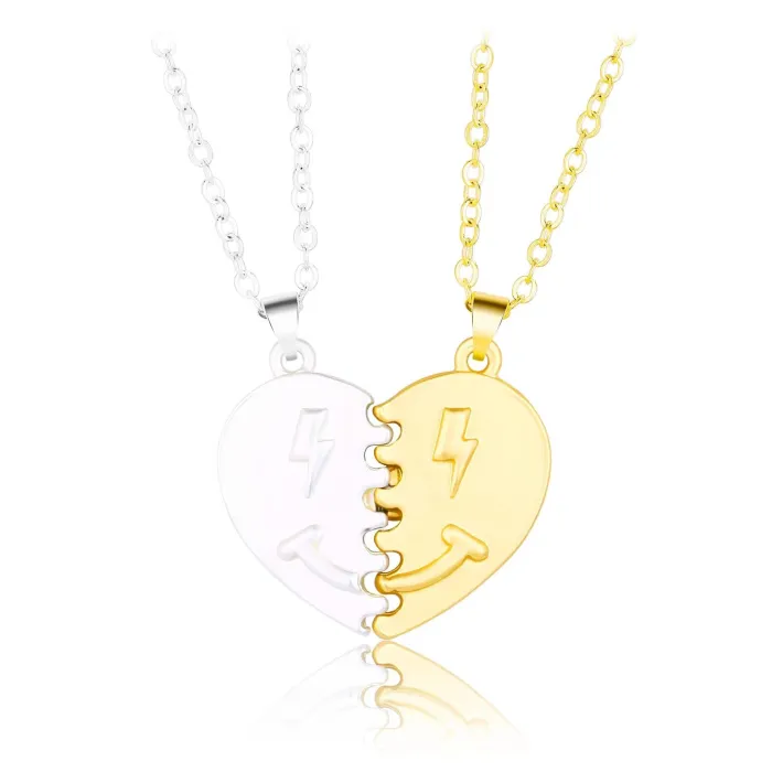 Smiley Magnet To Attract Your Bff Couple Smiley Magnetic Necklaces