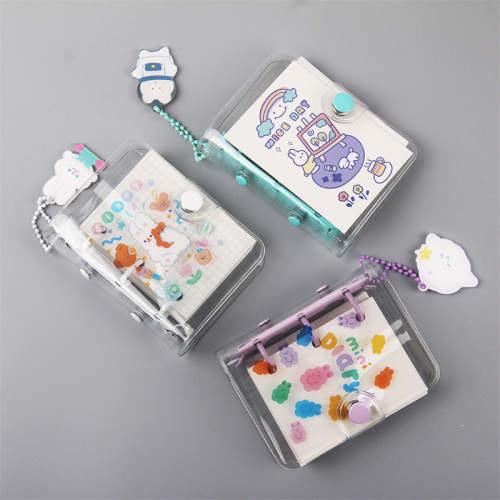 Mini Loose-Leaf Pvc Three-Hole Binder Hand Account Diary