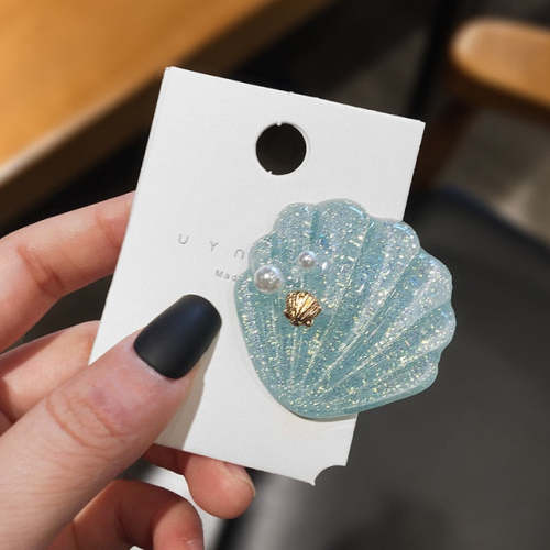 Acrylic Shell Starfish Hair Clips Fashion Accessories