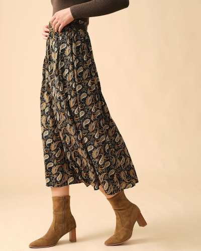 The High Waisted Floral Retro Skirt