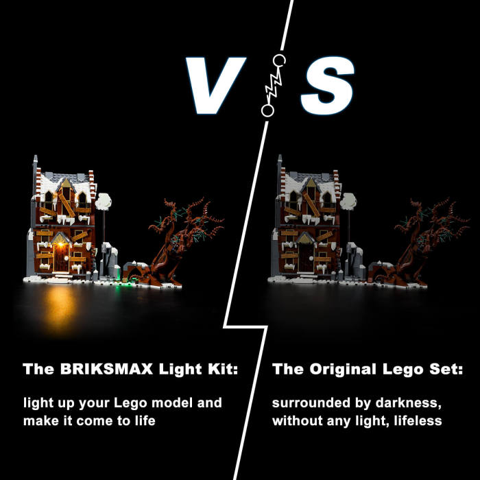 Briksmax Light Kit For The Shrieking Shack & Whomping Willow 7