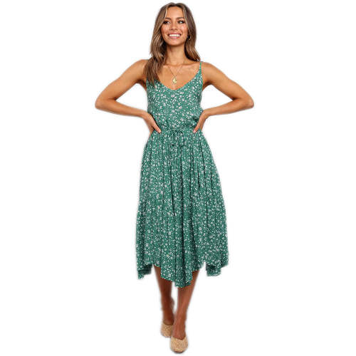 Summer  Floral Strap Dress