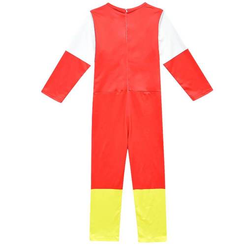 Red Titan Bodysuit Kids Cosplay School Play Costume