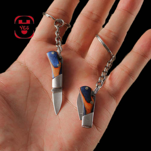 Stainless Steel Unboxing Mini Folding Knife  Necklace