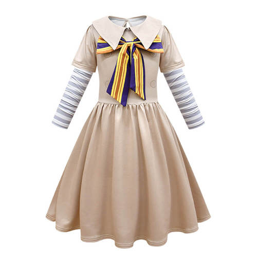 Girls M3Gen Kids Halloween Cosplay School Play Costume With Bowknot