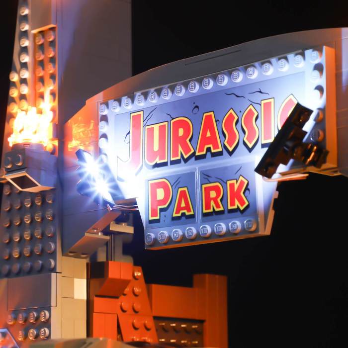 Light Kit For Jurassic Park: T. Rex Rampage 6 With Remote