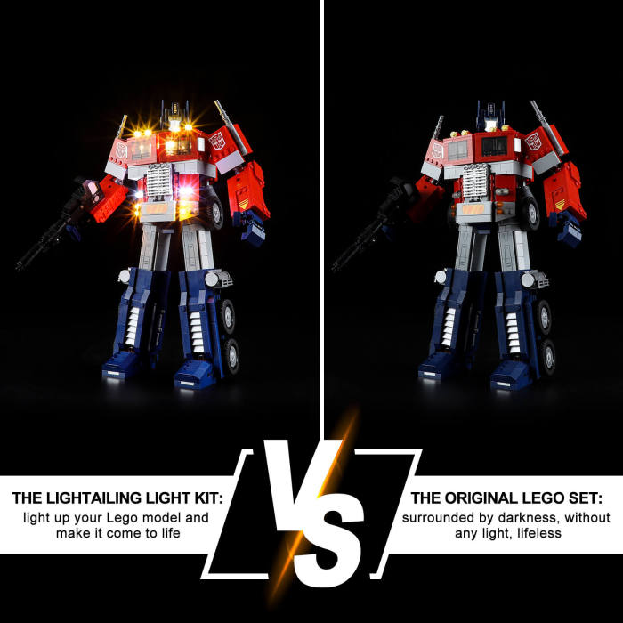 Light Kit For Icons Optimus Prime 2