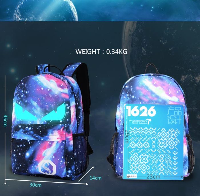 Cool Luminous Anti-Theft With Usb Charging School Bag