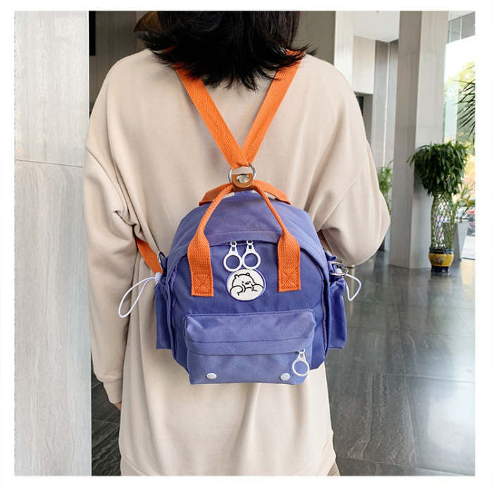 Mini Backpack Nylon Three-Use Bag