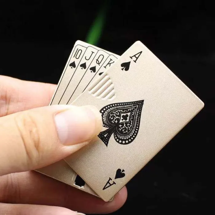 Poker Lighter Ace Of Spades Gas Lighter