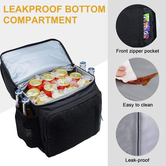 Insulated Lunch Backpack Cooler With Laptop Compartment