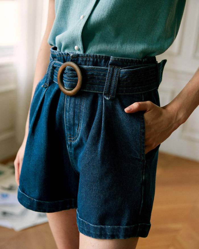 The High Waisted Vintage Denim Shorts