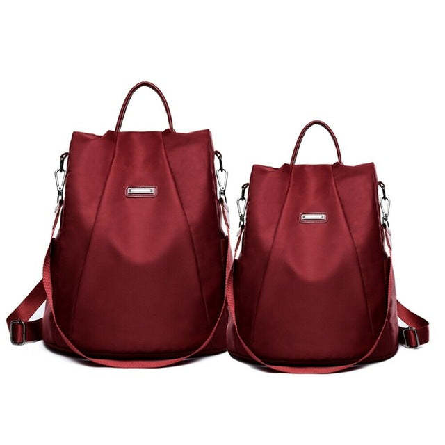 Women'S Backpack Waterproof Oxford Travel Anti-Theft Backpack