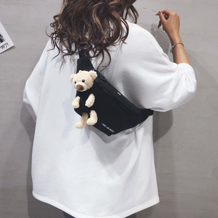 Fashion Cute Bear Chest Bag