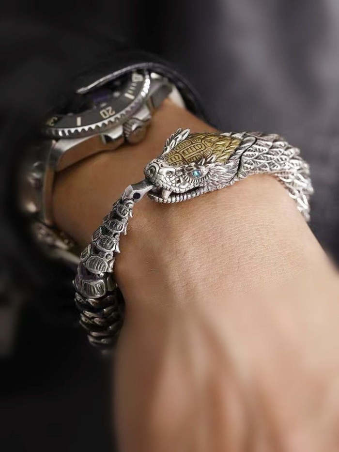 Original Handmade Vintage Dragon Bracelet