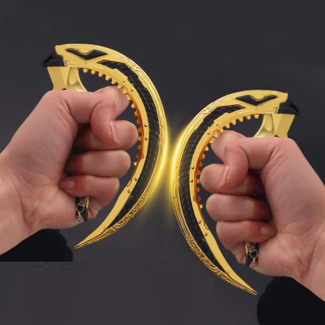 Apex Legends Heirloom Seer Fist Sickle Cosplay Game Keychain