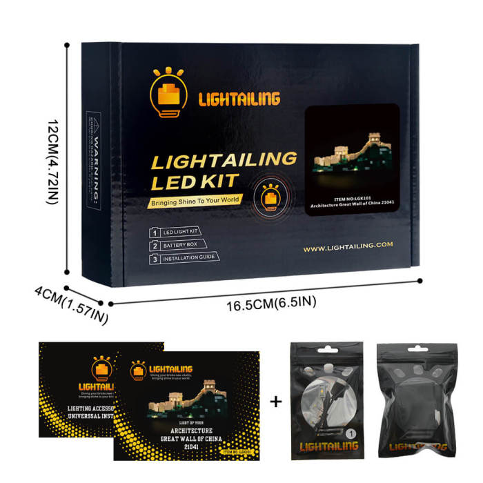 Light Kit For Great Wall Of China 1