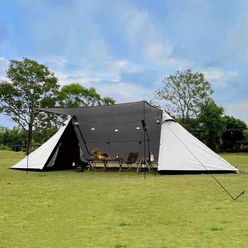 Lanshan Plus Large Cabin Tent For 5-8 Person 4 Seasons