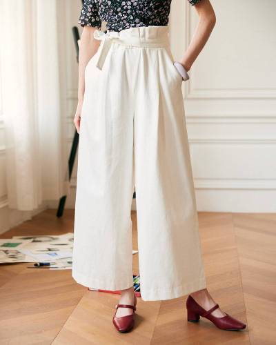 The Plain High-Rise Wide Leg Pants