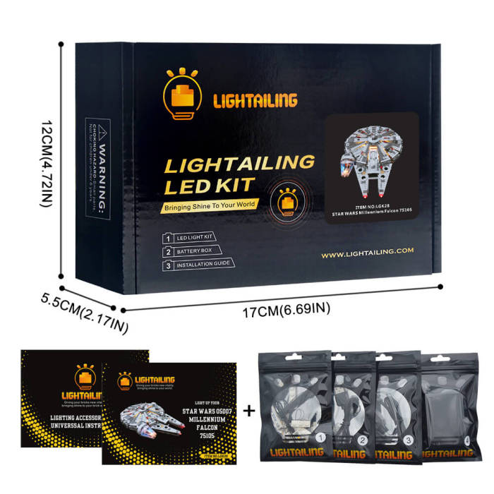 Light Kit For Millennium Falcon 5