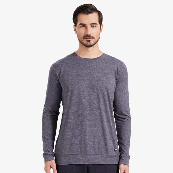 Men Ultra Soft Long Sleeve Shirts Workout Running T-Shirts