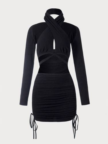 The Criss Cross Cutout Mini Dress