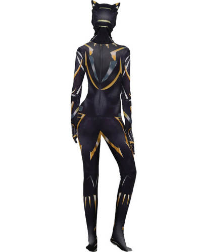 Shuri Black Panther 2 Catsuit Wakanda Forever Kids Halloween Costume