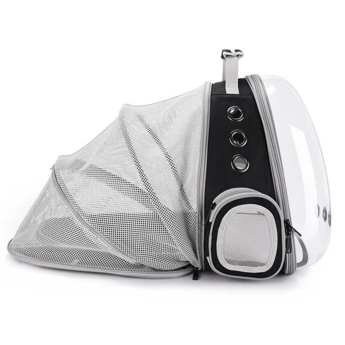 Cat Bubble Backpack With Clear Window For Hiking-【Back Expandable】