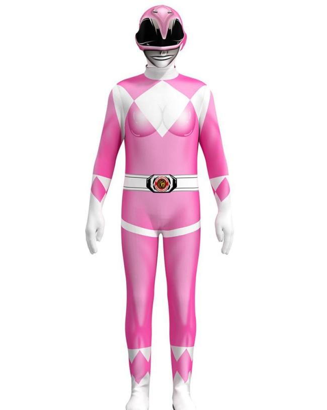 Girls Kimberly Hart Pink Power Ranger Kids Halloween Costume